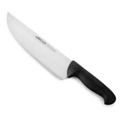Abbildung von Arcos Serie 2900 Metzgermesser Steakmesser Klinge Nitrum Edelstahl 250 mm HandGriff Polypropylen Farbe Schwarz