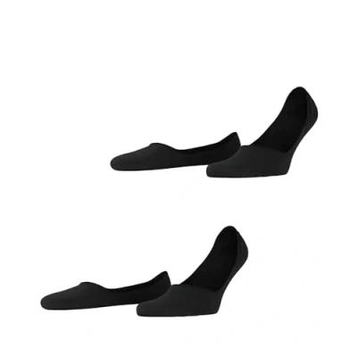 Abbildung von ESPRIT Herren Füßlinge Basic Uni 2 Pack M IN Baumwolle unsichtbar einfarbig Paar, Schwarz (Black 3000), 39 42