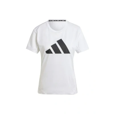 Abbildung von adidas Damen Run It Stripes Tee, White, S