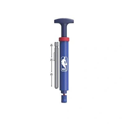 Abbildung von Wilson Ballpumpen Set NBA DRV PUMP KIT, Inkl. Druckmesser und 3 Nadeln, Kunststoff, blau