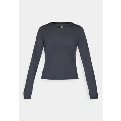 Abbildung von Under Armour Launch Longsleeve Langarmshirt, Damen, Größe: XL, Black/reflective