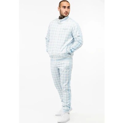 Abbildung von Lonsdale Witton Trainingsanzug, Herren, Größe: Large, White blue
