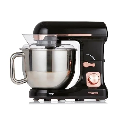 Abbildung von Tower T12033RG 3 in 1 Standmixer mit 6 Geschwindigkeiten und Impulseinstellung, 1000 W, Roségold