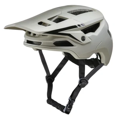 Abbildung von Fahrradhelm, Mountainbike Helm Helme für Herren Damen Erwachsene Jugend (Beigegrau, M(54 58CM))