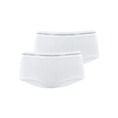 Abbildung von Copenhagen Studios Panty »mit softem Logobund«, (2er Pack), aus gerippter Bio Baumwollqualität
