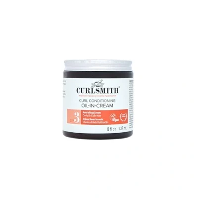 Abbildung von Curlsmith Curl Conditioning Oil in Cream Vegane Leave Spülung für lockiges und krauses Haar (237ml)