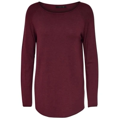 Abbildung von ONLY Damen Onlmila Lacy L/S Long Pullover Knt Noos, Sun dried Tomatow Melange, XXS