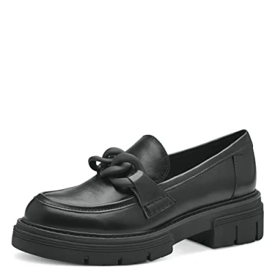 Abbildung von Marco Tozzi Slipper, Damen, Größe: 40, Black Hochwertiges lederimitat