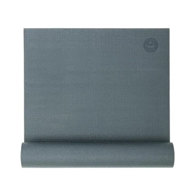 Abbildung von Bodhi Yogamatte Asana Rutschfeste Übungsmatte Schadstofffrei &amp; Waschbar Matte aus PVC Fitnessmatte für Yoga, Pilates Gymnastik Antirutschmatte deine Yogapraxis Anthrazit