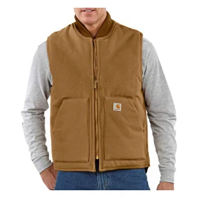 Abbildung von Carhartt, Herren, Lockere, isolierte Weste aus festem Segelleinen mit geripptem Kragen, Carhartt® Braun, XXL
