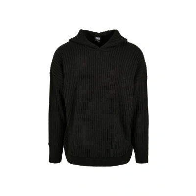 Abbildung von Urban Classics Knitted Hoody Kapuzenpullover, Herren, Größe: 5XL, Black