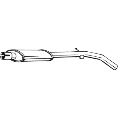 Abbildung von BOSAL 148 121 Mittelschalldämpfer FIAT: Punto I Hatchback