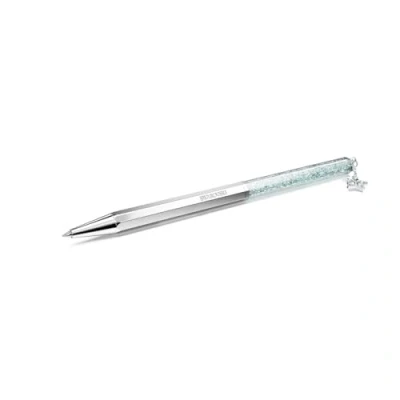 Abbildung von Swarovski Crystalline Kugelschreiber, Blauer Stift mit Edlen Kristallen