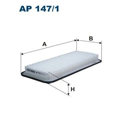 Abbildung von FILTRON AP 147/1 Luftfilter 37 136 333 Filtereinsatz TOYOTA: iQ