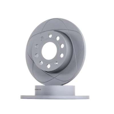 Abbildung von ATE PowerDisc 24.0312 0158.1 Bremsscheibe 256,0 12,0 5 112,0 voll beschichtet VOLKSWAGEN: Golf 6, 5, Caddy 3, SKODA: Octavia 2 Combi