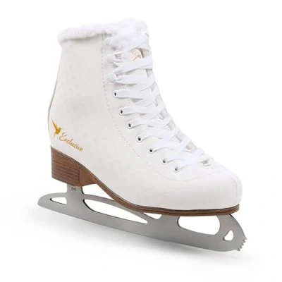 Abbildung von MADIVO SMJ Exclusive Damen Schlittschuhe Eiskunstlauf Eislaufschuhe Klassische Eislauf Weiß Größen: 36, 37, 38, 39, 40, 41 (41)