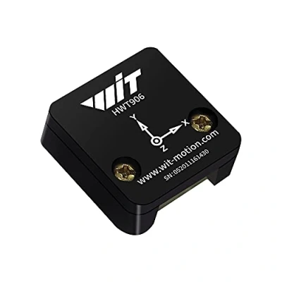 Abbildung von [Beschleunigungsmesser Industriequalität 4 reihig + Neigungsmesser] 9 Achsen Gyroskop HWT906 TTL 1000Hz MPU 9250 Winkel (XY 0,05) Digitaler Kompass, Temperaturkompensation und Magnetometer