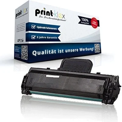 Abbildung von Print Klex XXL Tonerkartusche kompatibel für Samsung ML 1674 1675 1678 1860 1865 1865W SCX 3000 3200 3200W 3205 3205W MLT D1042S D104 Black