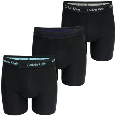 Abbildung von Calvin Klein Underwear 3 PACK Panties, Herren, Größe: XS, Black/light brown/turquoise
