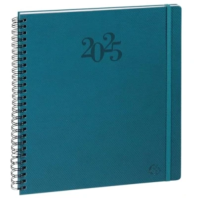 Abbildung von Exacompta 22342E Wochenkalender Eurotime 22S Spiralbindung Swan 18,5 x 22,5 cm Dezember 2024 bis 2025 zufällige Farbauswahl