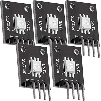 Abbildung von AZDelivery 5 x KY 009 RGB LED SMD Modul Sensor kompatibel mit Arduino und Raspberry Pi inklusive eBook!