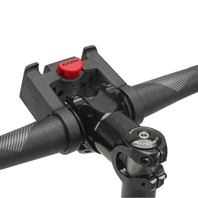 Abbildung von KLICKfix Lenkeradapter verpackt, schwarz, universal Passend für Lenker mit 22 26 mm und Oversize 31,8 Durchmesser