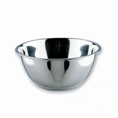 Abbildung von Lacor 14033 GARINOX Konische Schale, Futternapf, Salatschüssel, Lebensmittelbehälter, Edelstahl, 34 cm, Fassungsvermögen: 7,5 L, Silber