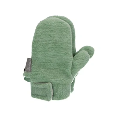 Abbildung von Sterntaler Baby Unisex Kinder Fäustel Melange Handschuh Fäustlinge Winter, Handschuhe gefüttert mit Baumwollfleece grün, 3