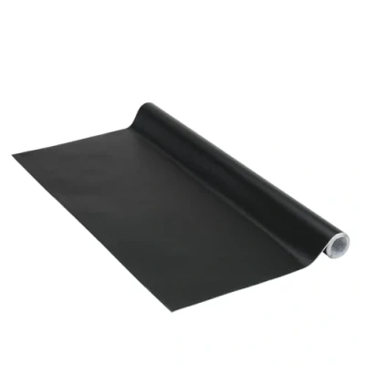 Abbildung von Venilia Klebefolie Uni Matt Schwarz, 90cm x 2,1m selbstklebende Möbel Folie, Dekofolie, Tapete, Küchenfolie PVC ohne Phthalate Made in EU