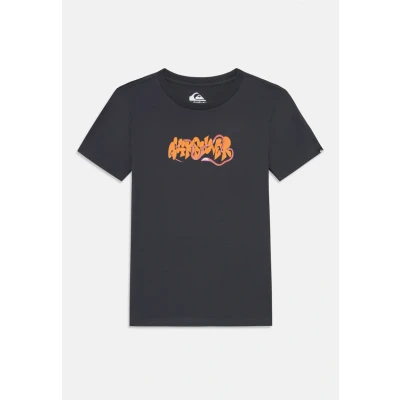 Abbildung von Quiksilver EVO Bloomsday Youth Unisex Tshirt print für Kinder, Größe: 140, India ink