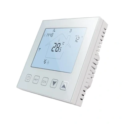 Abbildung von KETOTEK Smart Thermostat Fussbodenheizung Elektrisch WiFi 16A Kompatibel mit Alexa, Digital Raumthermostat Fußbodenheizung WLAN APP Steuerung fühler Weiß