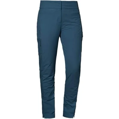 Abbildung von Schöffel Damen Tight Teisenberg L, wasserabweisende, leichte Sommerhose, robuste Outdoor Hosen mit hoher Bewegungsfreiheit, Slim Fit Wanderhose, sea foam, 48