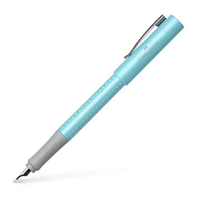 Abbildung von Faber Castell 140978 Füller Grip Pearl Edition, Feder EF, türkis, 1 Stück