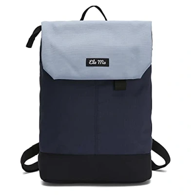 Abbildung von Ela Mo Rucksack Damen Daypack schön u. durchdacht Laptop Rucksäcke für Frauen Anti Diebstahl Tasche Schule, Uni, Business (Nightblue)