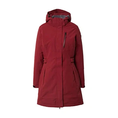 Abbildung von killtec Damen Funktionsparka/Parka mit abzippbarer Kapuze KOW 165 WMN PRK, weinrot, 36, 37726 000