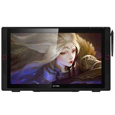Abbildung von XP PEN Artist 24 Pro Grafik Tablet mit Display 2K QHD in 23,8 Zoll (63,8 cm), passiver Eingabestift, 8192 Ebenen, USB C Anschluss, kompatibel Windows/Mac/Android