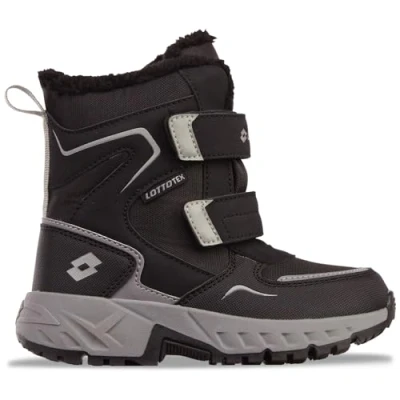 Abbildung von Lotto Unisex Kinder Alstyne Tex K Halblange Stiefel, Black Grey, 36 EU