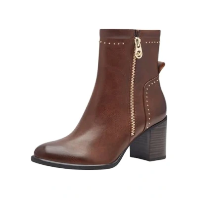 Abbildung von Marco Tozzi BY Guido Maria Kretschmer Stiefelette, Damen, Größe: 37, Chestnut Schuhe