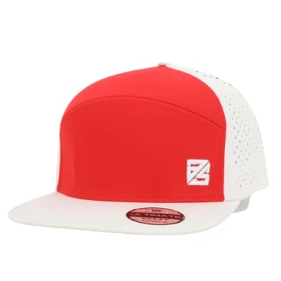 Abbildung von as ULTIMATE Snapback Cap Herren &amp; Damen Wasserabweisende Basecap Kappe für Männer Frauen Größenverstellbar (red White)