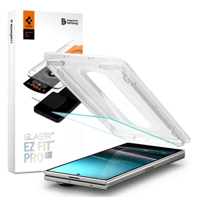 Abbildung von 2er Pack Samsung Galaxy Z Fold 7 Panzerglas Spigen GLAStR EZ Fit Screenprotector Duo + Applicator Displayschutzfolie