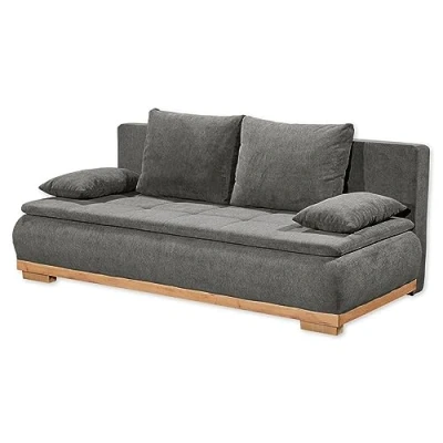 Abbildung von ED EXCITING DESIGN Schlafsofa »Mila«, mit Bettfunktion und Bettkasten, sowie Rücken Armlehnkissen