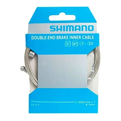 Abbildung von Shimano Road/MTB Doppelend Bremsstahl Innendraht, 1,6 x 2050 mm, (Master Outer Box of 10)