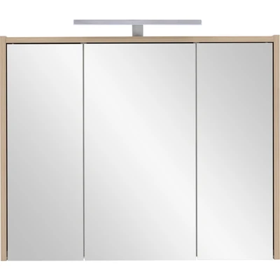 Abbildung von Schildmeyer Carlos Spiegelschrank, Holzwerkstoff,Glas,Metall, weiß, 74,5 cm