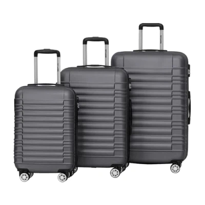 Abbildung von TRVLMORE Koffer &amp; Trolleys Set, Kofferset 2 Teilig, Handgepäck Koffer, Hartschalenkoffer Groß, Reisekoffer mit Rollen Groß Trolley Luggage Grau