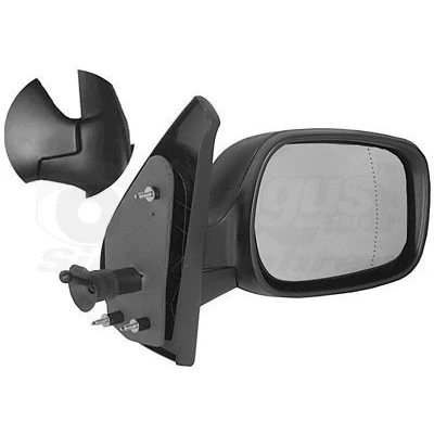 Abbildung von Außenspiegel Van Wezel 4310814 rechts Komplettspiegel, asphärisch, inneneinstellbar, Einstellung: Gestänge RENAULT: Kangoo I, I Express