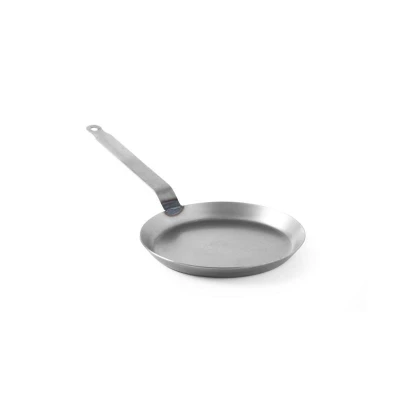 Abbildung von HENDI Crêpes Pfanne ø 23 x 2,5 cm Flachstahl Materialstärke: mm Induktion Gasherd Elektroherd Ceranherd