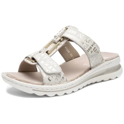 Abbildung von ara Damen Tampa Slipper, Cream,Platin, 36 EU