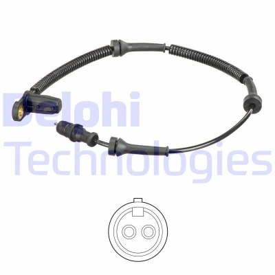 Abbildung von DELPHI SS20574 ABS Sensor aktiver 476, 505 RENAULT: MASTER 2 Kasten, Bus