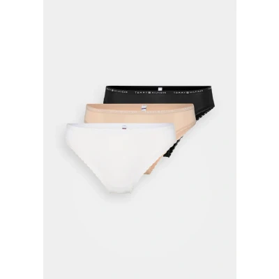 Abbildung von Tommy Hilfiger Brazilian 3 PACK Slip, Damen, Größe: 42 44, Misty blush/white/black