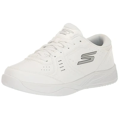 Abbildung von Skechers Herren Viper Court Smash Sneaker, White Synthetic, 40 EU